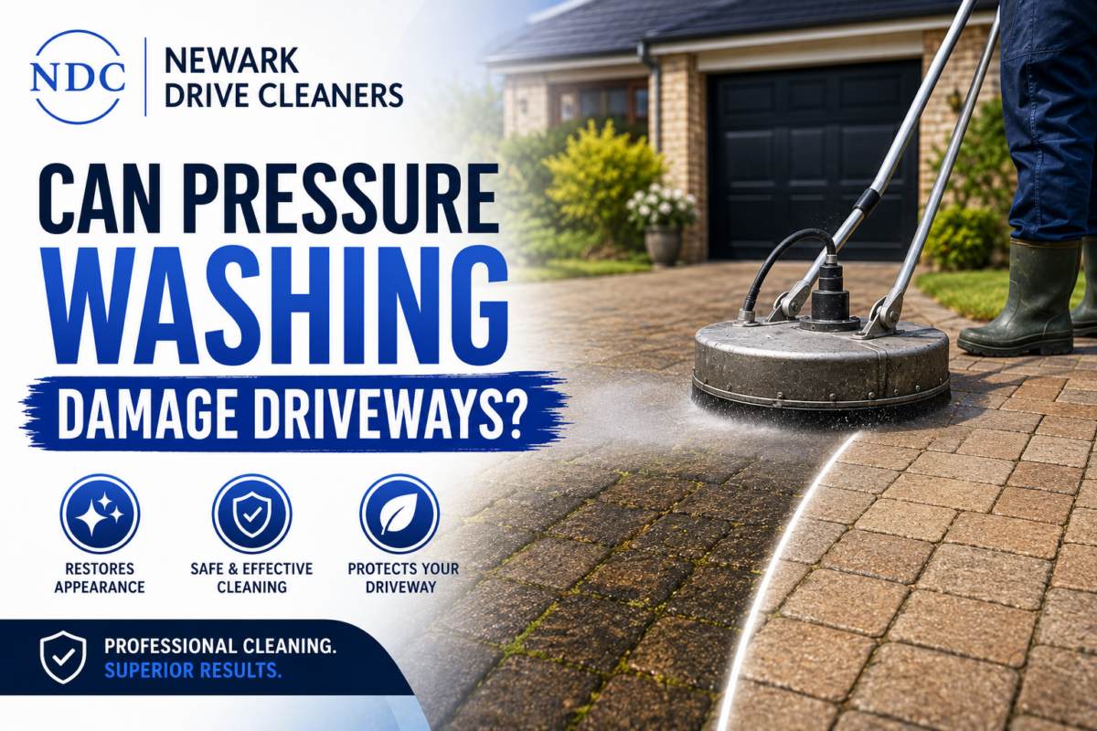 Driveway cleaning solutions in action