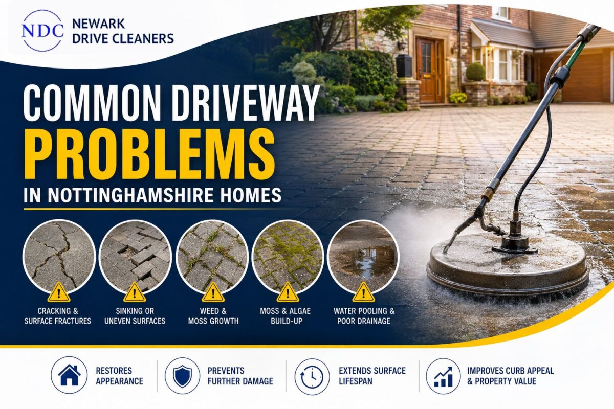 Driveway cleaning service promotion